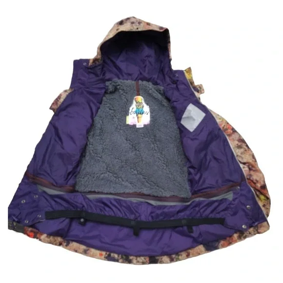 Burton Women Dry Ride Winter Sports Credence Ski Jacket Cool Flavor NOWT